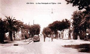 Ain-Taya - Rue Principale et Eglise- 1946